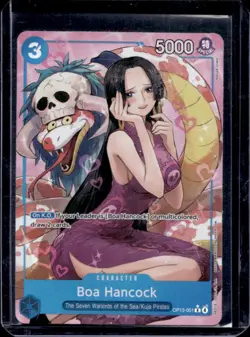 2025 One Piece Carrying On His Will Boa Hancock Alternate Art Rare #OP13-051 - Image 1