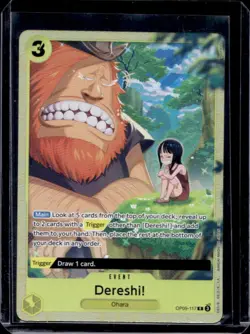2024 One Piece Emperors in the New World Dereshi! Rare #OP09-117 - Image 1