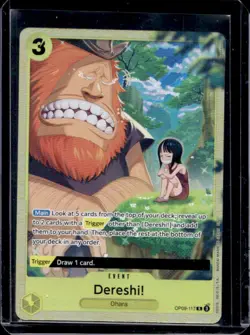 2024 One Piece Emperors in the New World Dereshi! Rare #OP09-117 - Image 1