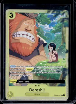 2024 One Piece Emperors in the New World Dereshi! Rare #OP09-117 - Image 1