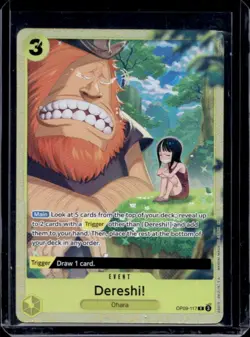 2024 One Piece Emperors in the New World Dereshi! Rare #OP09-117 - Image 1