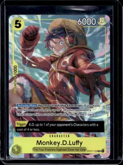2024 One Piece 500 Years in the Future Monkey.D.Luffy Alternate Art #OP07-109 - Image 1