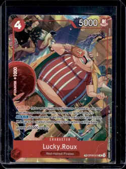 2024 One Piece Emperors in the New World Lucky.Roux Rare #OP09-015 - Image 1
