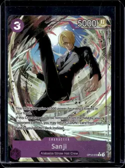 2025 One Piece Legacy of the Master Sanji Alternate Art Rare #OP12-070 - Image 1