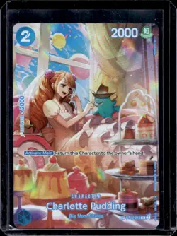 2025 One Piece Royal Blood Charlotte Pudding Special Alt Art Rare #ST12-012 - Image 1