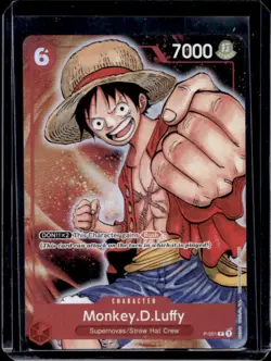 2024 One Piece Bandai Games Monkey.D.Luffy Promo #P-001 - Image 1
