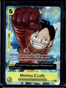2024 One Piece 500 Years in the Future Monkey.D.Luffy Super Rare #OP07-109 - Image 1