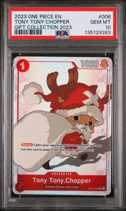 2023 ONE PIECE GIFT COLLECTION 2023 #006 TONY TONY CHOPPER PSA 10 - Image 1