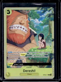 2024 One Piece Emperors in the New World Dereshi! Rare #OP09-117 - Image 1