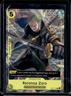 2024 One Piece 500 Years in the Future Roronoa Zoro Uncommon #OP07-113 - Image 1
