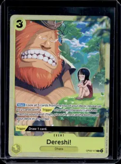 2024 One Piece Emperors in the New World Dereshi! Rare #OP09-117 - Image 1