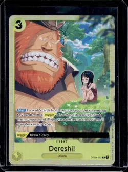 2024 One Piece Emperors in the New World Dereshi! Rare #OP09-117 - Image 1