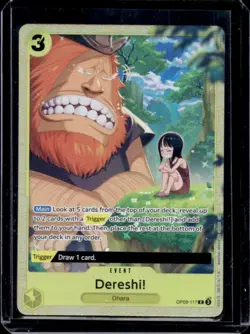 2024 One Piece Emperors in the New World Dereshi! Rare #OP09-117 - Image 1