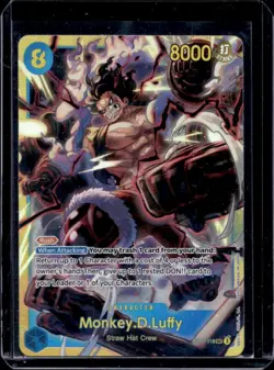 2025 One Piece A Fist of Divine Speed Monkey.D.Luffy #OP11-118 - Image 1