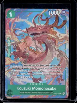 One Piece Best Selection Kouzuki Momonosuke Uncommon #OP10-028 - Image 1