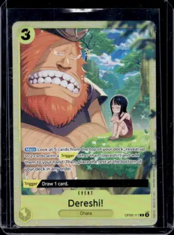 2024 One Piece Emperors in the New World Dereshi! Rare #OP09-117 - Image 1