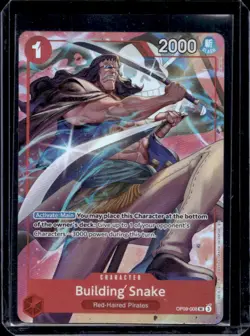 2024 One Piece Emperors in the New World Building Snake Uncommon #OP09-008 - Image 1