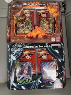 One Piece TCG Illustration Box Vol 5 and Vol 6 BUNDLE SEALED - Image 1