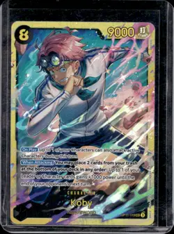 2025 One Piece A Fist of Divine Speed Koby #OP11-119 - Image 1