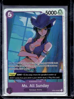 2024 One Piece Wings of The Captain Ms. All Sunday Super Rare #OP04-064 - Image 1