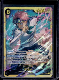 2025 One Piece A Fist of Divine Speed Koby #OP11-119 - Image 1