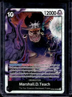 2024 One Piece Emperors in the New World Marshall D. Teach VAR #OP09-093a - Image 1