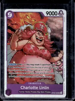2024 One Piece Two Legends Charlotte Linlin Super Rare #OP08-069 - Image 1