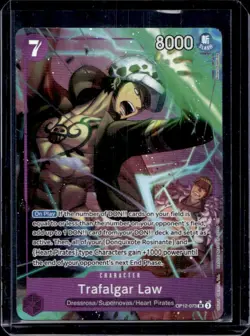 2025 One Piece Legacy of the Master Trafalgar Law Alternate Art #OP12-073 - Image 1