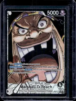2024 One Piece Marshall.D.Teach Alternate Art Leader#OP09-081 - Image 1