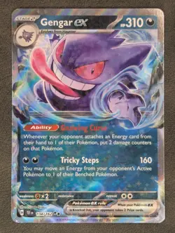 Gengar ex 104/162 Pokemon TCG Double Rare SV05: Temporal Forces Near Mint - Image 4