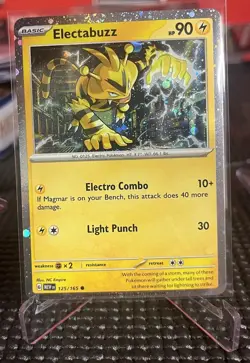 Electabuzz 125/165 Cosmos Holo Promo Pokemon 151 Pokemon TCG Near Mint - Image 1