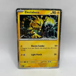 Pokemon TCG - Electabuzz 125/165 Cosmos Holo - 151 Promo Card - NM - Image 1