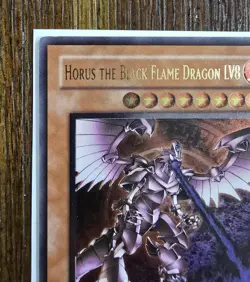 Horus the Black Flame Dragon LV8 SOD-EN008 Ultimate Rare 1st Edition - Image 2