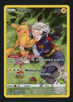 Pikachu TG05/TG30 SWSH11: Lost Origin Trainer Gallery Ultra Rare Pokemon TCG - Image 1