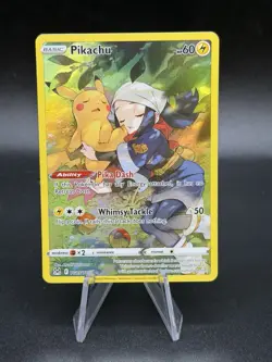 Pokemon Pikachu TG05/TG30 Swsh11: Lost Origin Trainer Gallery Holo Ultra NM DC3 - Image 1