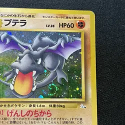 Aerodactyl Mystery of the Fossils Holo Old back (Japanese Pokemon Vintage card) - Image 4