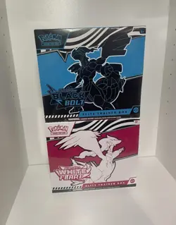 Pokemon TCG Black Bolt and White Flare Elite Trainer Box ETB Sealed lot of 2 - Image 1