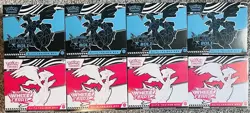 Pokemon TCG S&V Black Bolt & White Flare Sealed Elite Trainer Box ETB Lot Of 8 - Image 1