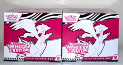 LOT OF 2 Pokemon TCG Scarlet Violet White Flare Elite Trainer Box ETB NEW SEALED - Image 5