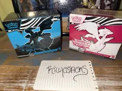 Pokemon TCG Black Bolt and White Flare Elite Trainer Box ETB Sealed lot of 2 - Image 1