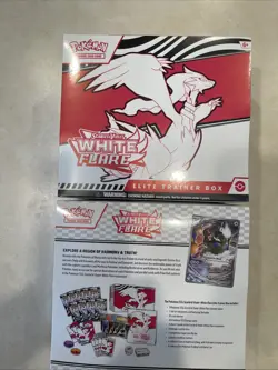 LOT OF 2 Pokemon TCG Scarlet Violet White Flare Elite Trainer Box ETB NEW SEALED - Image 2