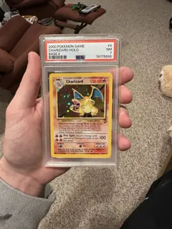 Charizard Base Set 2 PSA 7 Graded Pokemon Card Holo - Image 1