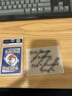 Charizard Base Set 2 PSA 7 Graded Pokemon Card Holo - Image 5