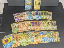 Pokemon TCG Base Set, Jungle, Fossil Japanese Vintage Lot 50+ Cards LP-MP - Image 1