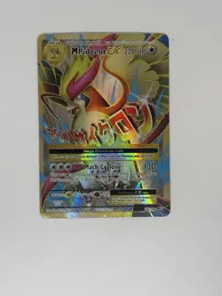 Mega M Pidgeot EX 105/108 Evolutions Full Art Ultra Rare Holo Pokemon Card - Image 1