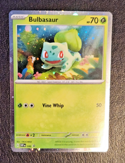 Bulbasaur Cosmos Holo Promo Card ( SVP046 151 Pokemon TCG Rare ) - Image 1