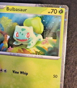 Bulbasaur Cosmos Holo Promo Card ( SVP046 151 Pokemon TCG Rare ) - Image 3