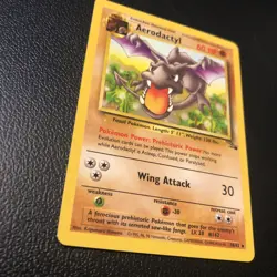 Aerodactyl 16/62 Fossil Rare Pokemon Card In Mint Condition Wotc TCG - Image 2