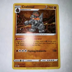 Coalossal - SWSH054 - Pokemon Sword & Shield Promo Ultra Rare Holo Card LP - Image 1