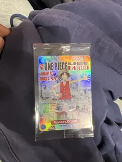 One Piece Monkey D. Luffy US Voyage College Basketball Promo Card Sealed GONZAGA - Image 1